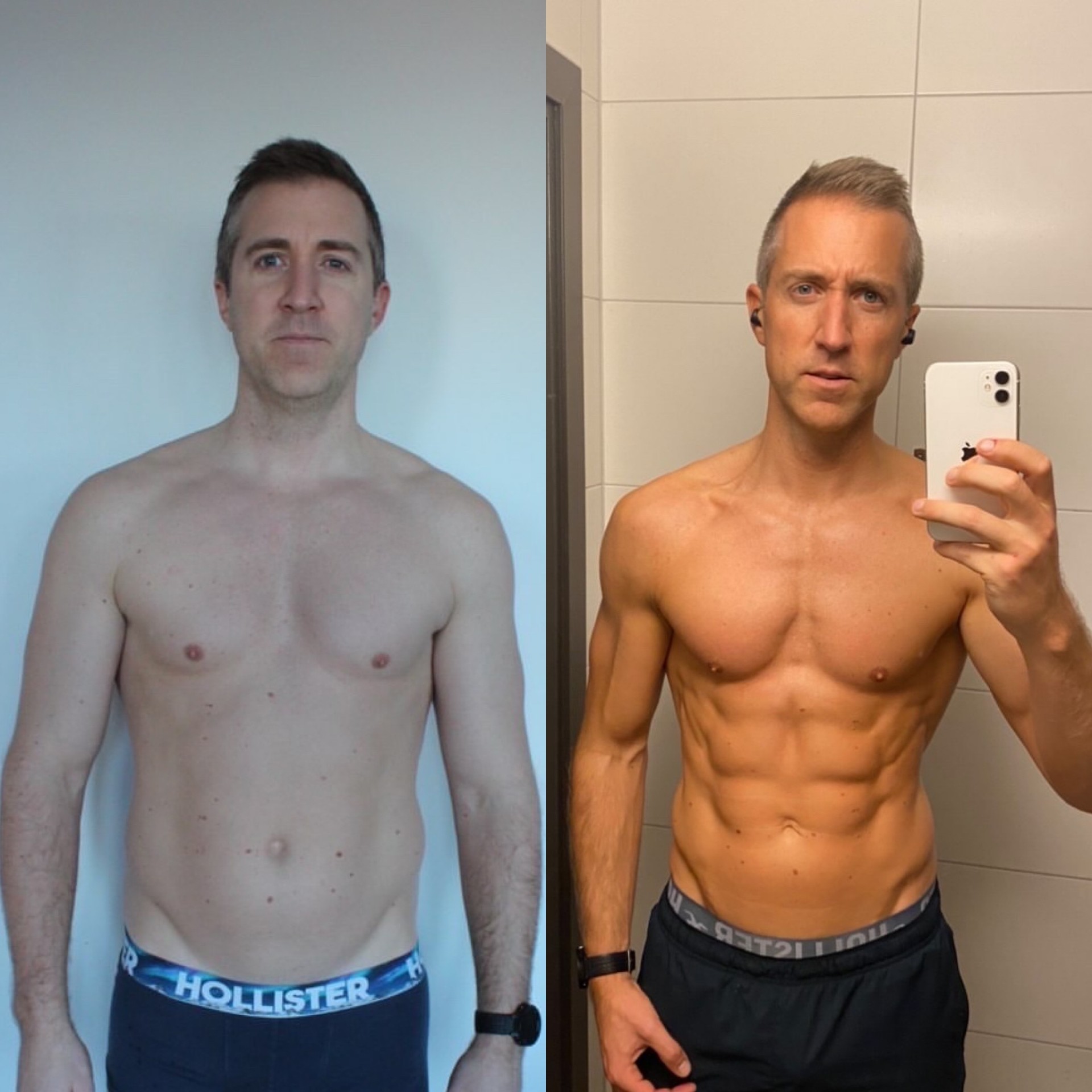 Före och efter – Andreas, 37, −11 kg på 4 månader